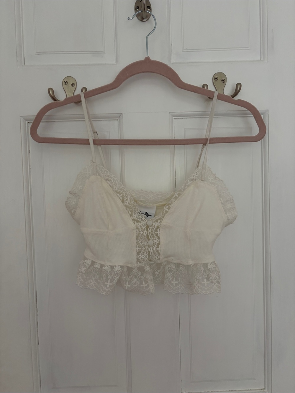 White lace top